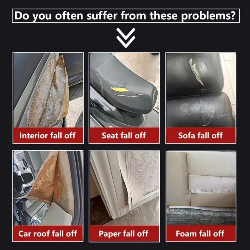 Adeziv pentru țesături de reparare rapidă 100 ml Adeziv pentru reparații interioare auto Adeziv pentru reparații pentru acoperiș auto Accesorii auto