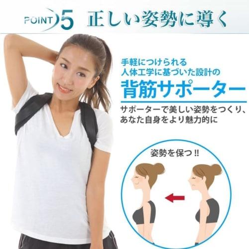 Posture Support Belt, Adjustable and Stretchy, Easy To Put On and Take Off, Unisex (Size L)