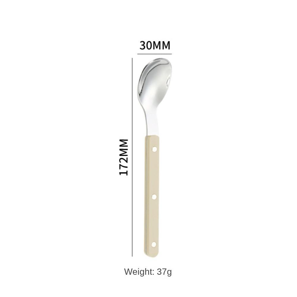 High-quality Dessert Spoon Kitchen Utensils Cutlery Set Portable Dessert Fork