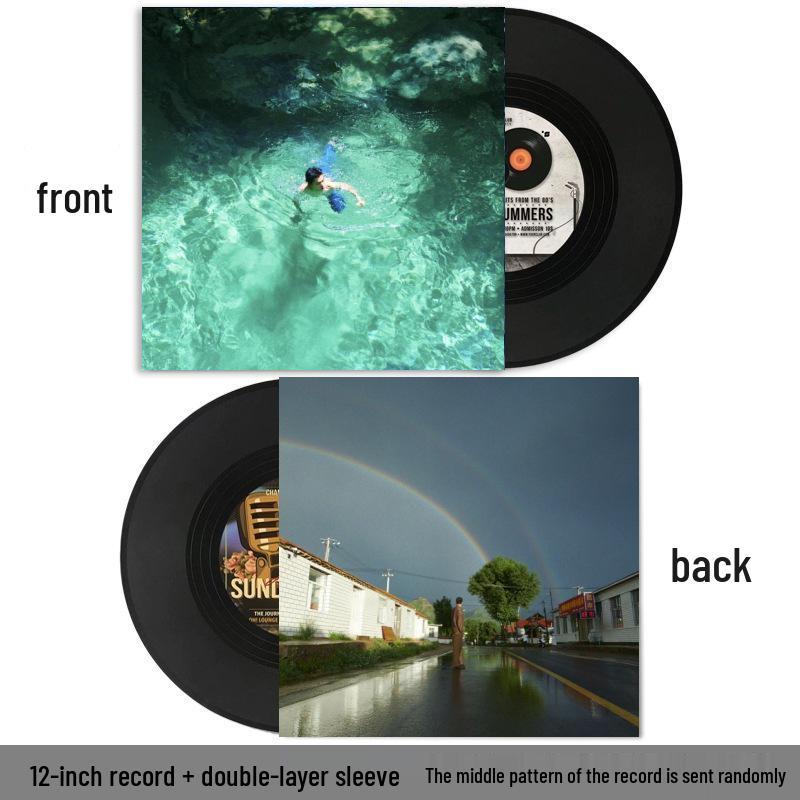 Modern Retro Music Theme Vinyl Record Poster - Wall Decoration