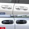 Car Accessories Fit for Toyota Sienna 2021 2022 2023 2024 2025 Exterior Door Handle Protector Cover Trims (Glossy Black) ABS 4 PCS