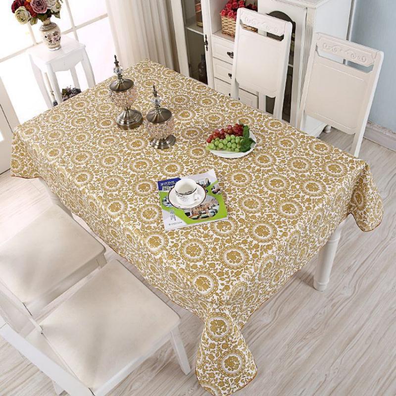 Home Esstisch Tischdecke, kleines frisches Blumenmuster, einfacher Antifouling-Couchtisch, quadratische Tischdecke, Schminktischdecke