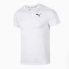 Printed Crew Neck Pullover Casual Short Sleeve T-Shirt Men Tops White 523002-02