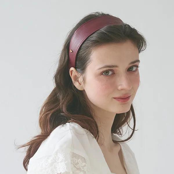 Flat Leather Hairband JP-26-002HB
