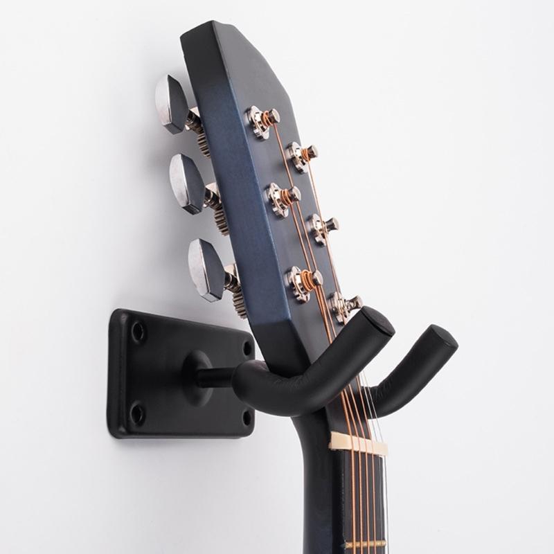 Guitar Wall Mount Hanger Acoustic Electric Basses Guitar Wall Hook Hanger for Neat Storage in Music Classrooms