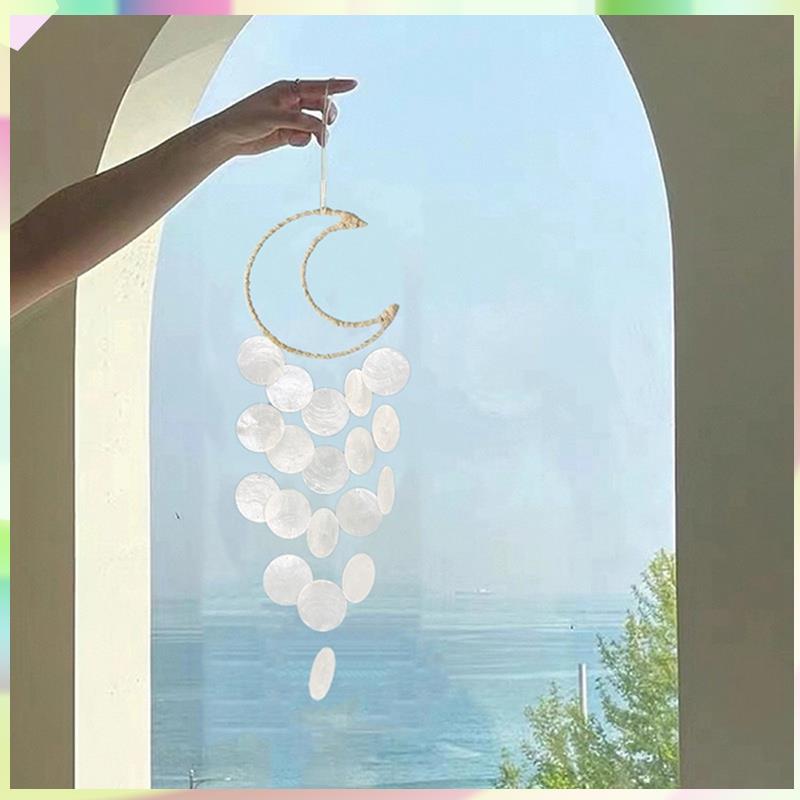Wind Chime Outdoor Beach Gift Indoor Outdoor Home Moving Garden Decoration White