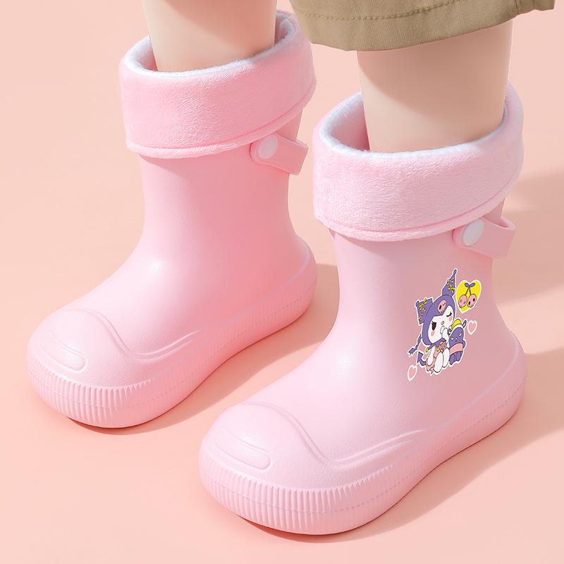 EVA 2026 Lightweight Waterproof Non-Slip Rain Boots for Boys and Toddlers