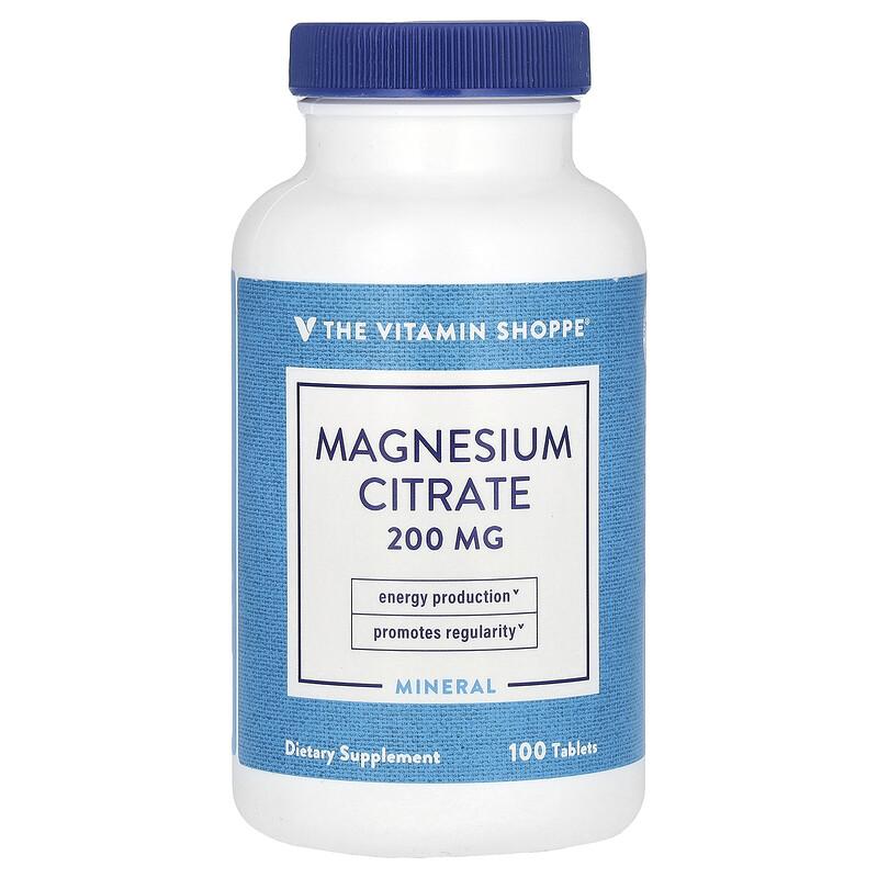 Magnesium Citrate , 200 Mg , 100 Tablets