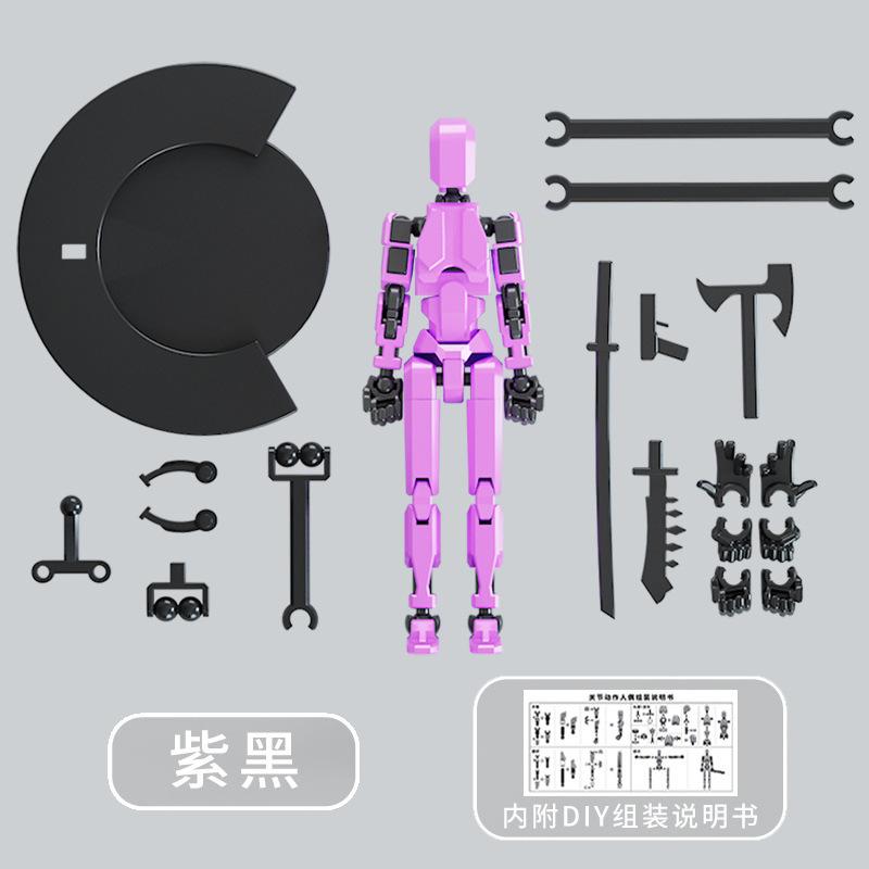 1PCS T13 Joints Figure Articulate Movable Dummy Doll Diy Assembly Toy 3D Printed Action Figure Stop Motion Animation Dummy Gift