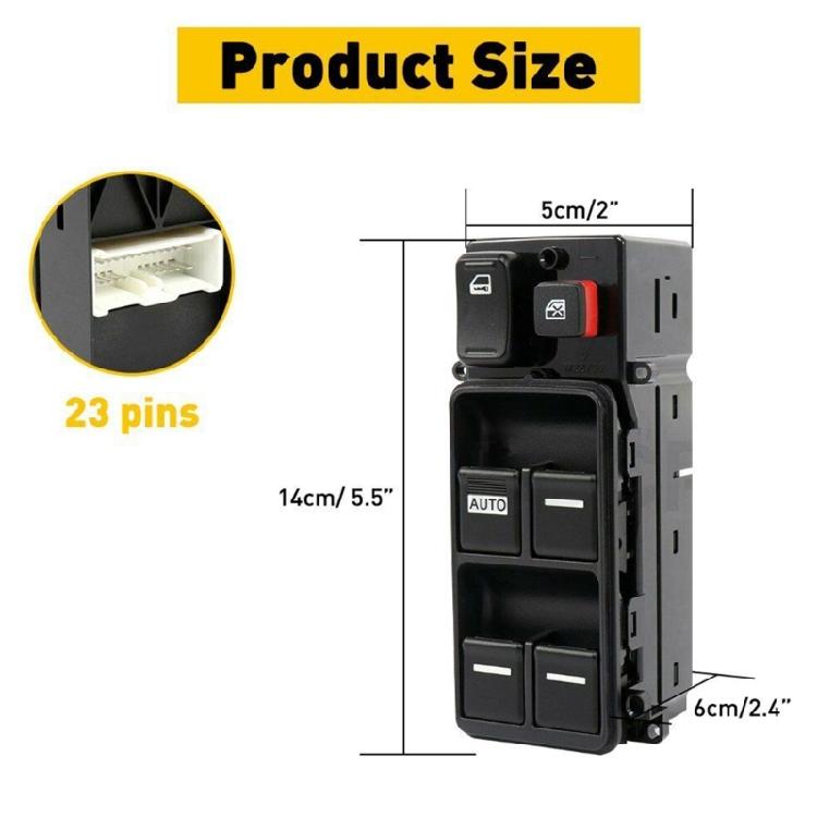 Car Electric Window Door Switch Glass Control Button for 35750-SDA-H12 2003-2008