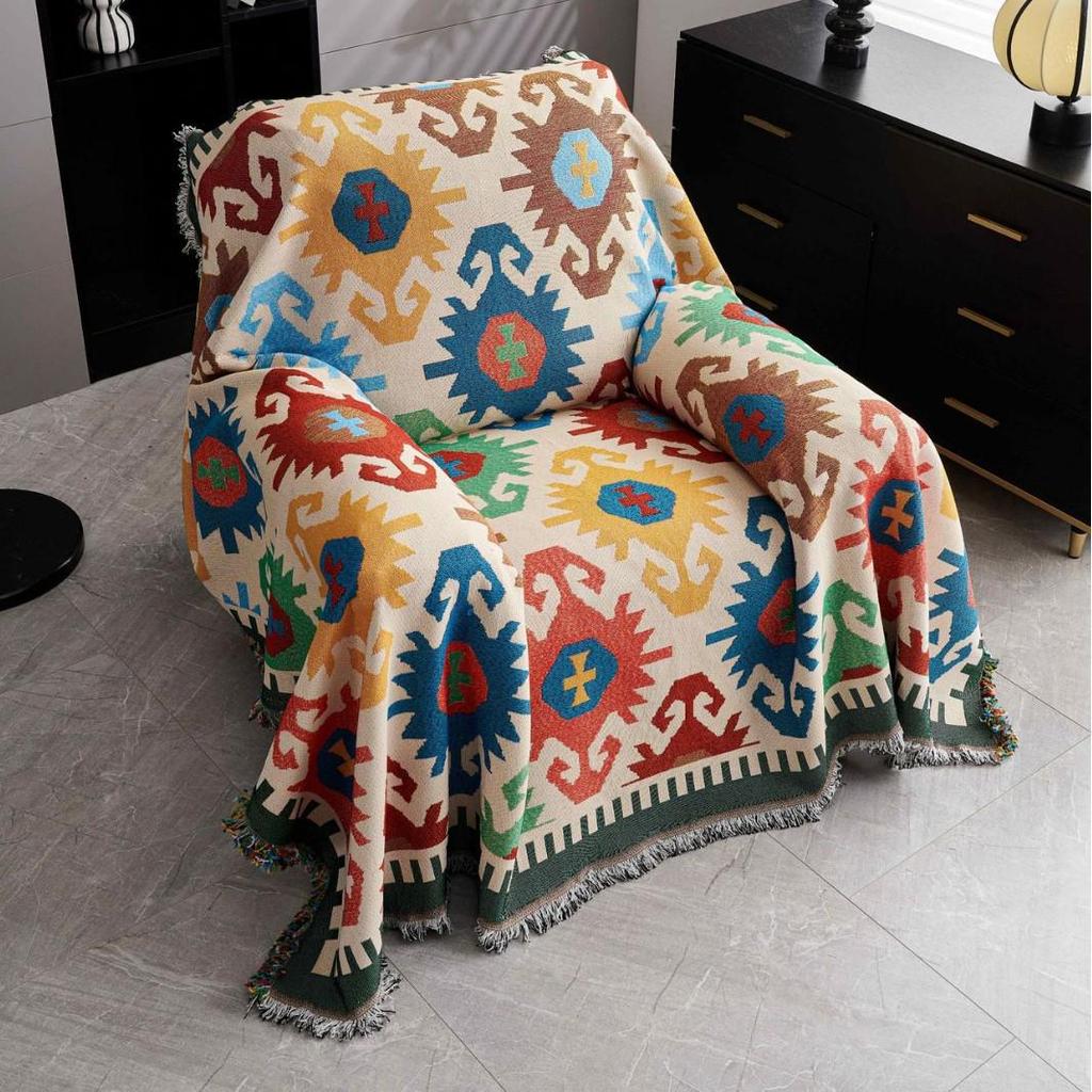 First Class Raumkapsel Chiwah Sofa Rutschfestes Überzugset - Einzelner Vollbezug und Deckenhandtuch