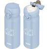 Thermos Vacuum Insulated Portable Mug, 400ml, Miffy Design, Ash Blue, Removable Spout for Easy Cleaning, Lightweight, One-Touch Opening, Stainless