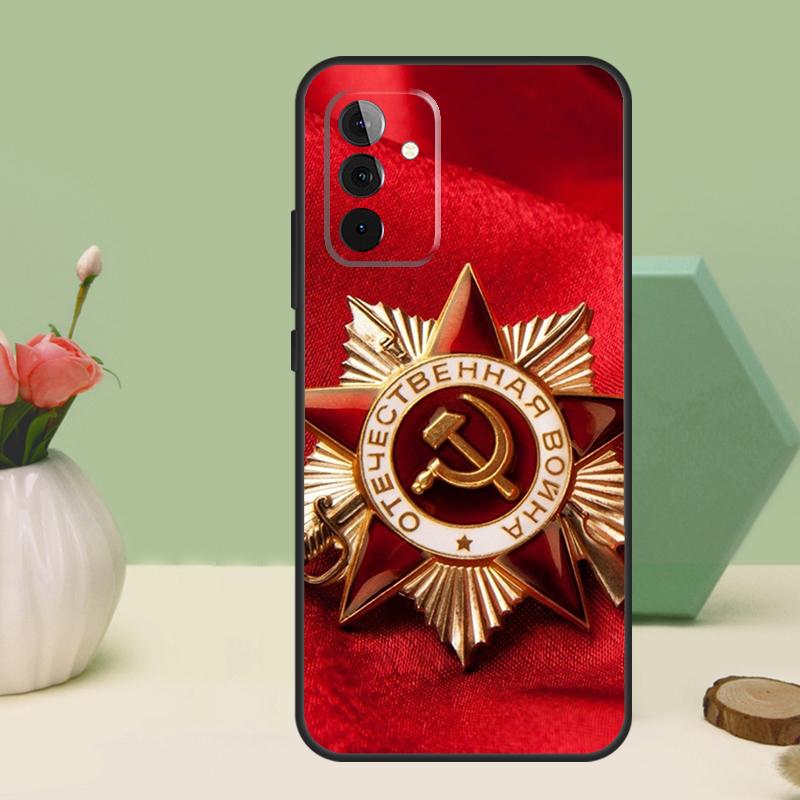 USSR Flag Soviet Union For Samsung Galaxy A36 A56 A54 A34 A14 A06 A16 A26 A12 A32 A52 A13 A33 A53 A15 A35 A55 Case
