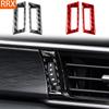 For Toyota Camry 2018-2024 Real Carbon Fiber Sticker Vent Adjustment Panel Trim Cover Car Accessories Interior Decorative