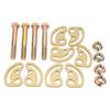 4 Sets Alignment Caster Camber Bolt Adjusting Kit K100026 Alignment Camber Bolt Kit for XL 1500 2500