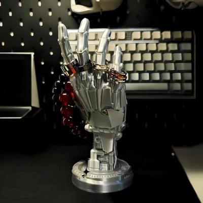 Stojan na herní ovladač 3D tištěný univerzální stojan na herní sluchátka a ovladač mechanická ruka socha