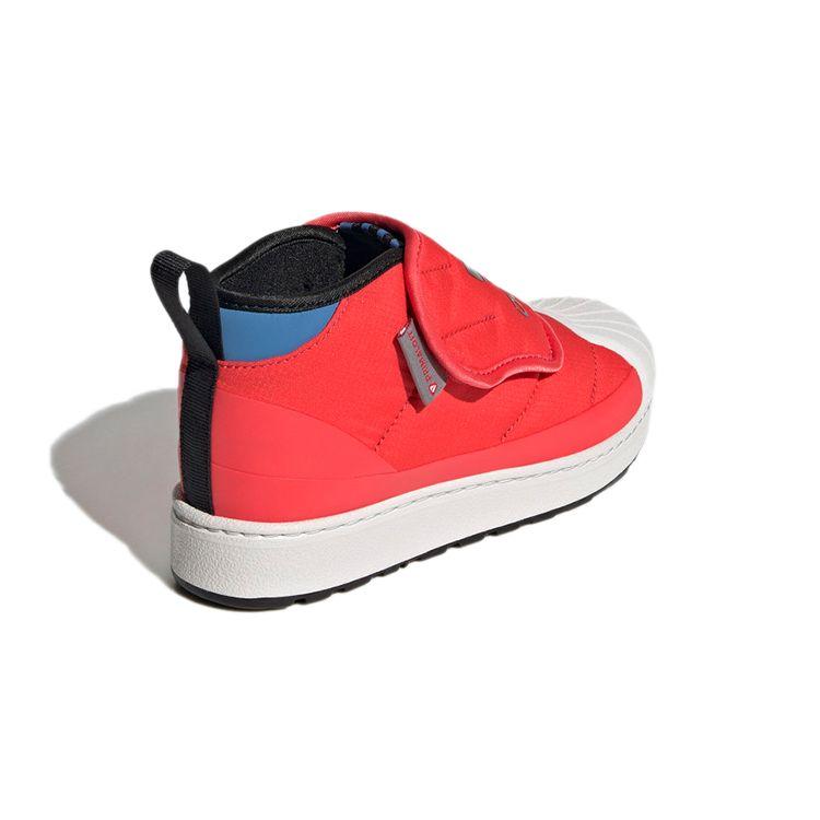 Adidas Originals Superstar 360 Boots Comfortable Versatile Mid-Top Kids Skate Shoes Watermelon Red Kids boots S23972