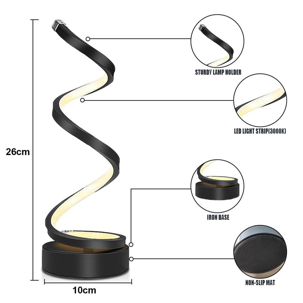 Dimmable 3 Color Usb Led Table Lamp Bedside Decorative Three Light Dimming Desk Night Lights Modern Creative Best Bedroom