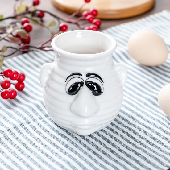 Egg White Separator Funny Egg Yolk Separator Tool Ceramic Novelty Kitchen Gadget for Baking Halloween Thanksgiving Christmas Gifts