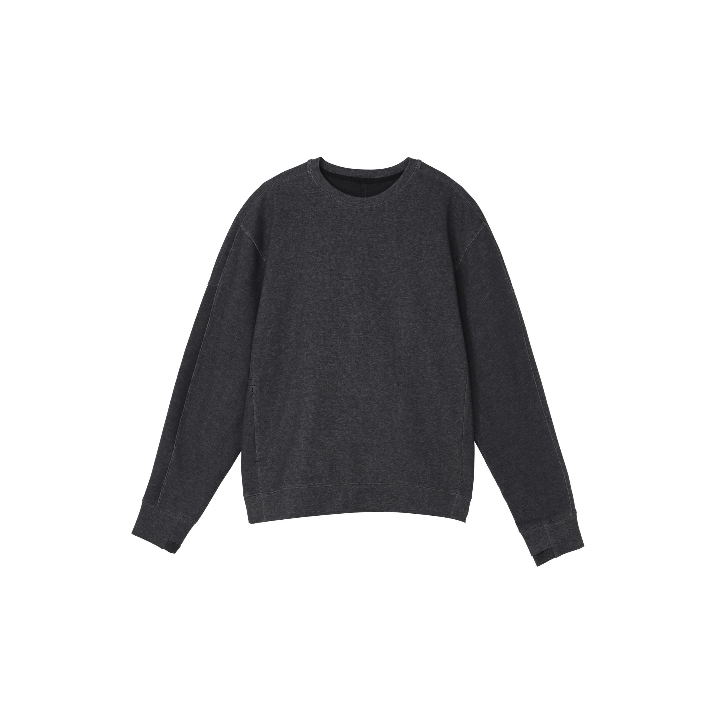 Nike Yoga Solid Color Round Neck Casual Pullover Sports Sweatshirt Men s Black CU6246-010 S