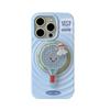 Ripple Magnetic Suction Is Suitable for Apple 16 Mobile Phone Case, Table Tennis IPhone14 Bracket 15promax Silicone Soft Case 13.