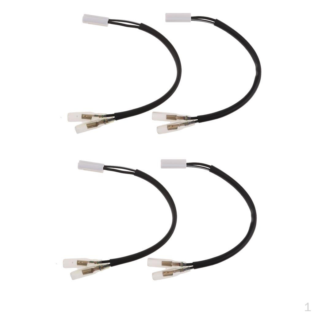 

4x Turn Signal Wiring Adapter Plug for R1 R6 FZ1 FZ6 FZ6R FZ8 FZN XJ6