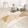 Modern Nordic Luxury Printed Floor Mat for Bedroom & Living Room