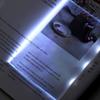 LED Book Reading Light, Transparent Flat Reading Light Student Night Light Portable Desk Lamp