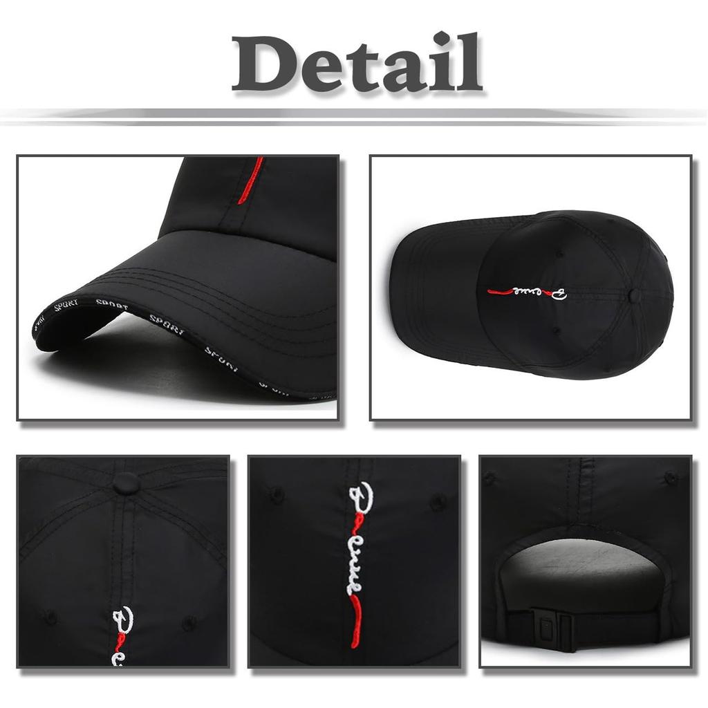 Cap with English Mountain CA888 [White Fang] Letters, Hat, Outdoor, Climbing, Walking, Fishing, Women's, Men's, (Navy)