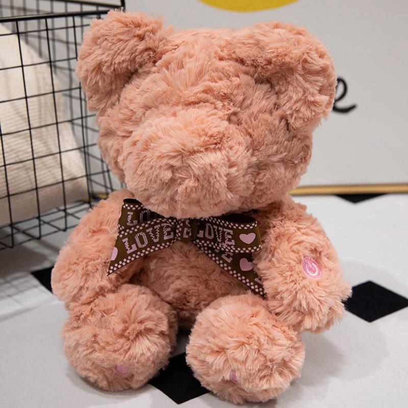 Cute Cute Glowing Bear Teddy Bear Doll Plush Toy Hug Bear Doll Girl Soothing Doll