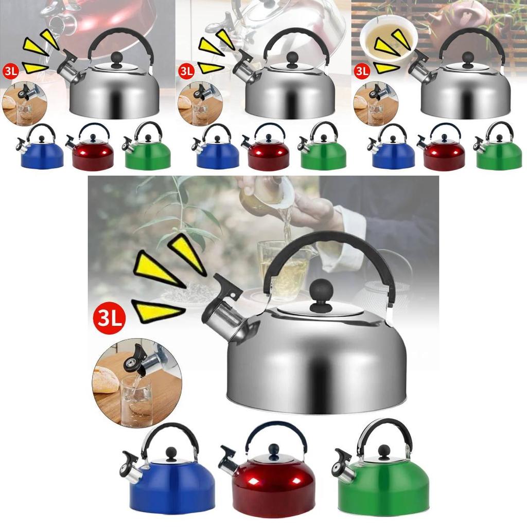 Wysokiej jakości gwizdkowy czajnik ze stali nierdzewnej Kolorowy design Nowoczesny styl Dostępny w wielu rozmiarach
