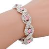 Women's Elegant Wedding Banquet Bangle Cocktail Party Rhinestone Bracelet