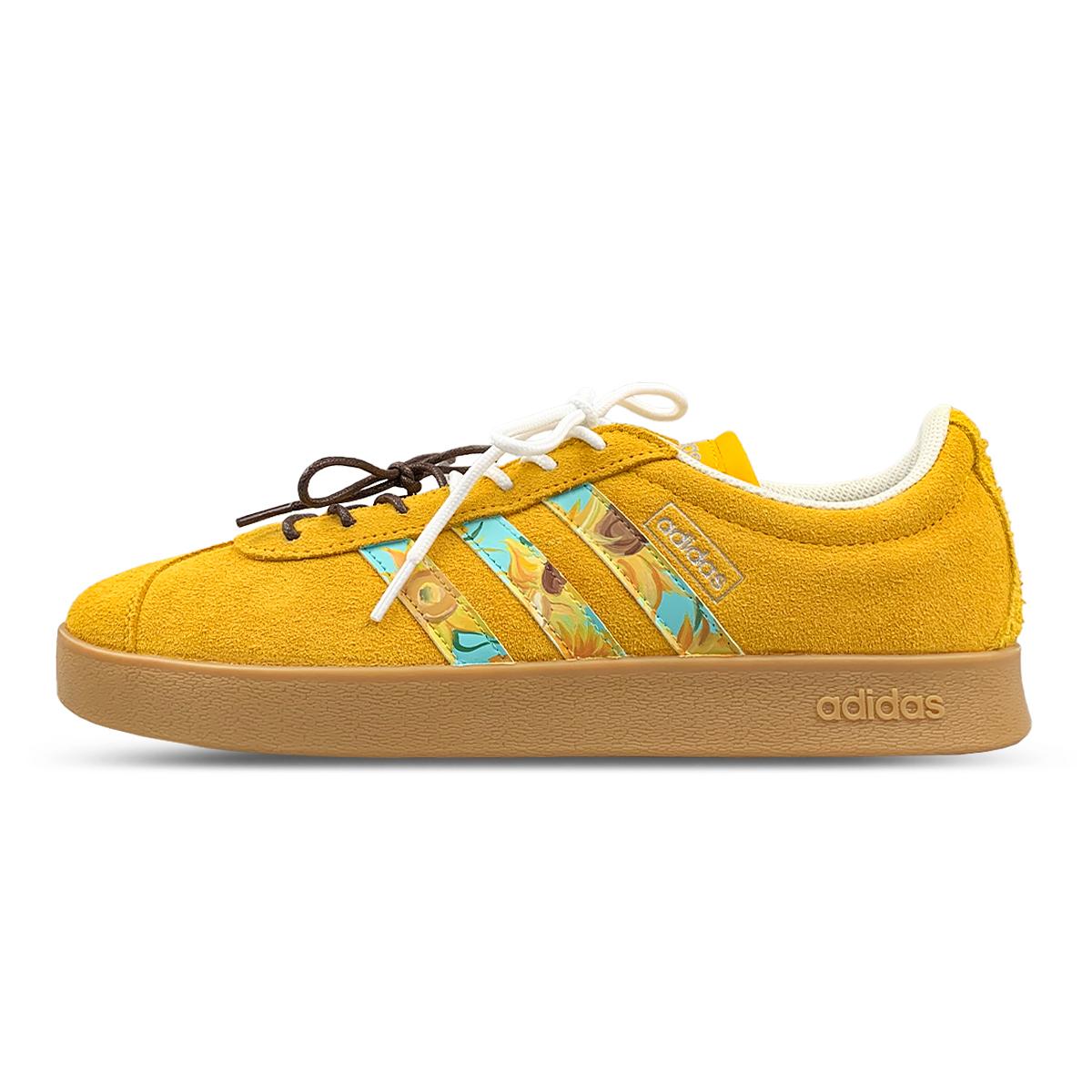 Adidas VL COURT 2.0 Low top German Army Trainers Unisex Yellow JI0495(Team1298-) 37⅓