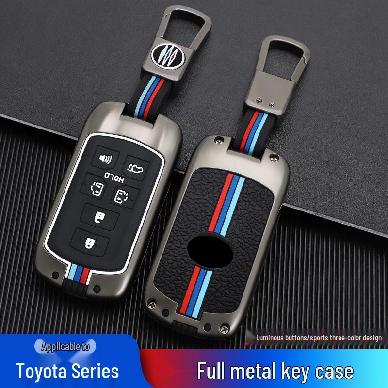 High-Grade Zinc Alloy Key Case for Imported Sienna - Durable, Stylish Buckle Design for Men