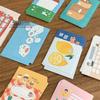 Zhuo Da Wang A8 Artistic Japanese Style Sticky Notes Refill - Double-Sided Printing for M5/A7 Journal