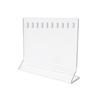 Clear Acrylic Angling Baits Holder With 10 Openings For Easy Storage And Practical Design Clear Fishing Baits Holder