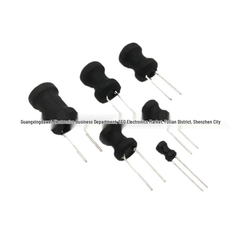 I-Shaped Plug-In Inductor Coil: 22UH, 33UH, 47UH, 68UH, Through-Hole Wire Inductor.
