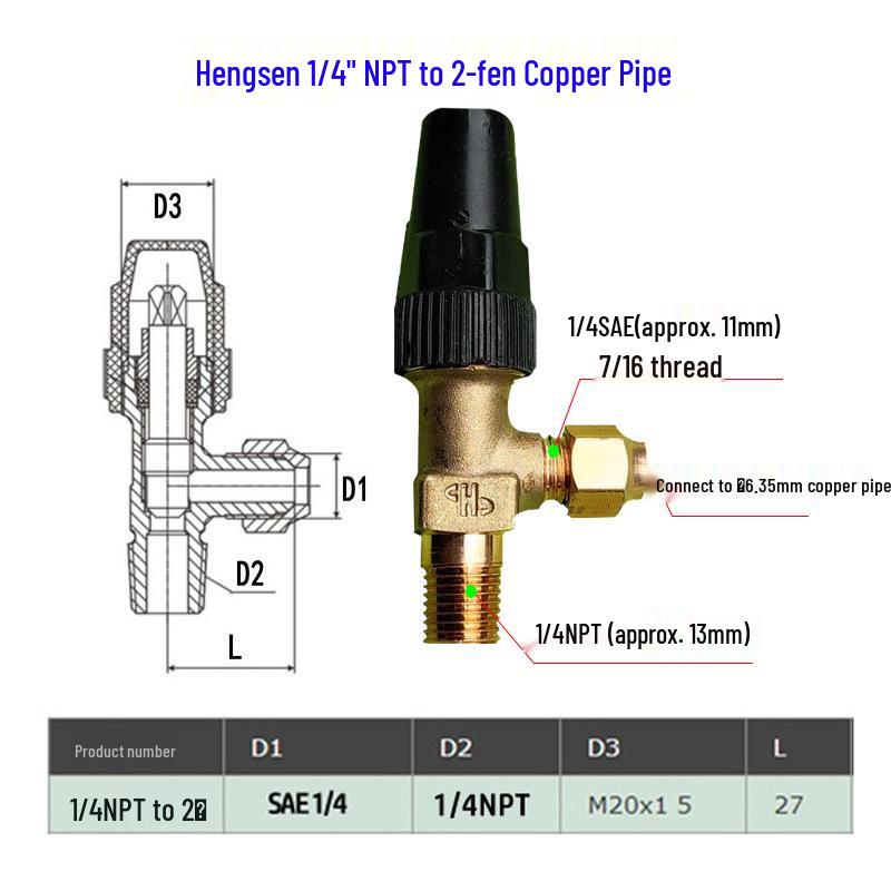 Refrigeration Equipment Right Angle Copper Valve: 6-19 Manual Stop Valve for Air Conditioning Liquid Storage