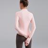Nude Feel Women's Slim Fit Long Sleeve Yoga Jacket: Stand Collar, High-End Autumn/Winter Fitness Apparel