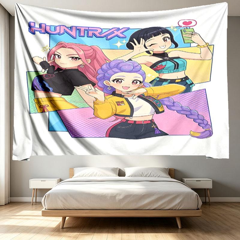 Singer Print Tapestry - Portable Wall Decor Cloth, for Home, Dorm, Travel, Bedroom, Living Room - Ideal Birthday Housewarming Gift