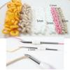 Punch Needle Kits Adults Beginner Adjustable Punch Needle Embroidery Frame Kits Punch Needle Cloth for DIY Craft Decorations