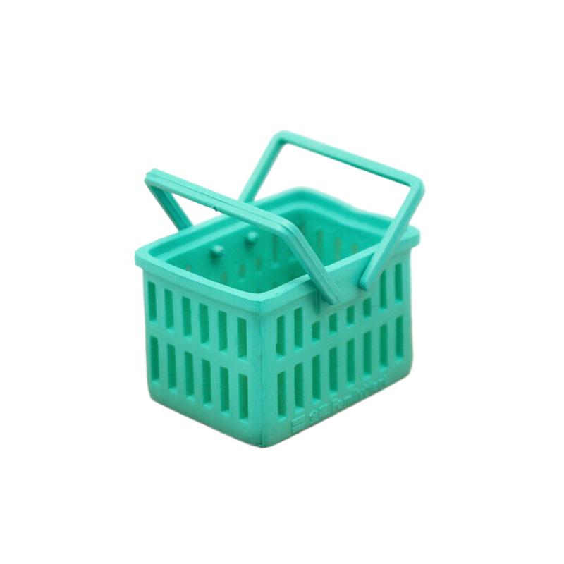

1:12 Миниатюрная корзина для покупок в кукольном домике, корзина для хранения овощей и продуктов, модель декора для кукольного домика, аксессуары для игрушек