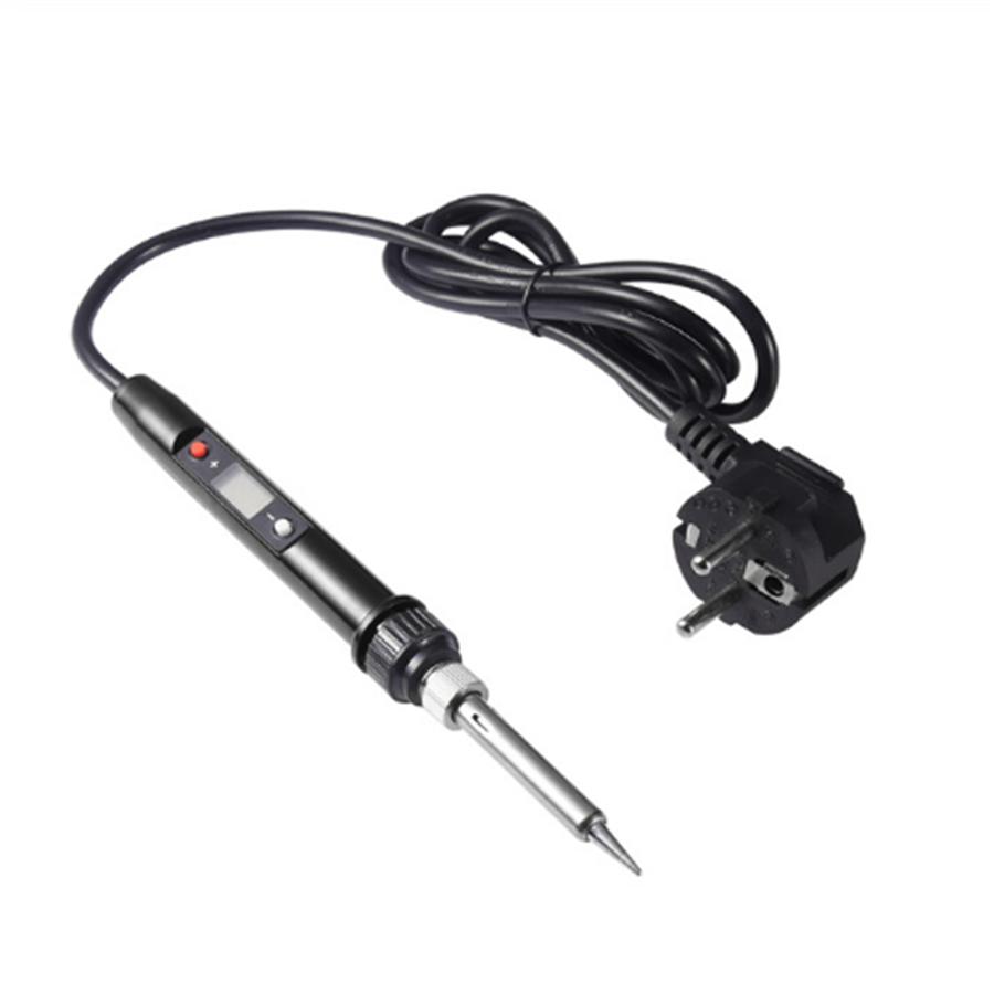 80W LCD Digital Adjustable Temperature Electronic Soldering Welding Iron Tool UK