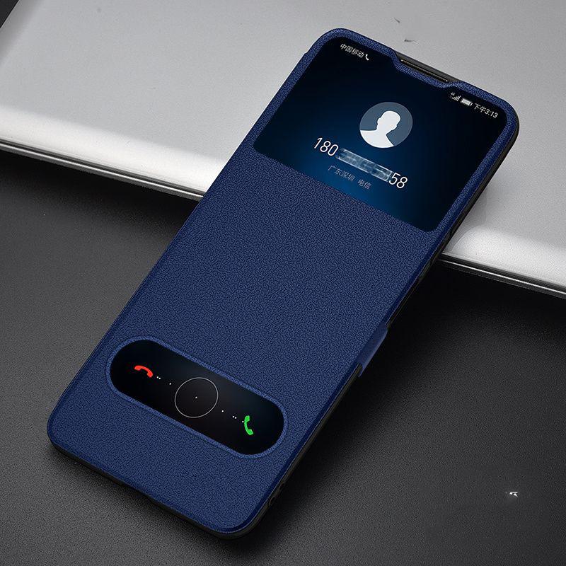 Honor 300 Case For Honor 300 Pro Case Luxury View Window Magnetic PU Leather Flip Case for Cover Honor 300 Ultra Phone Case Honor 300 Pro синий