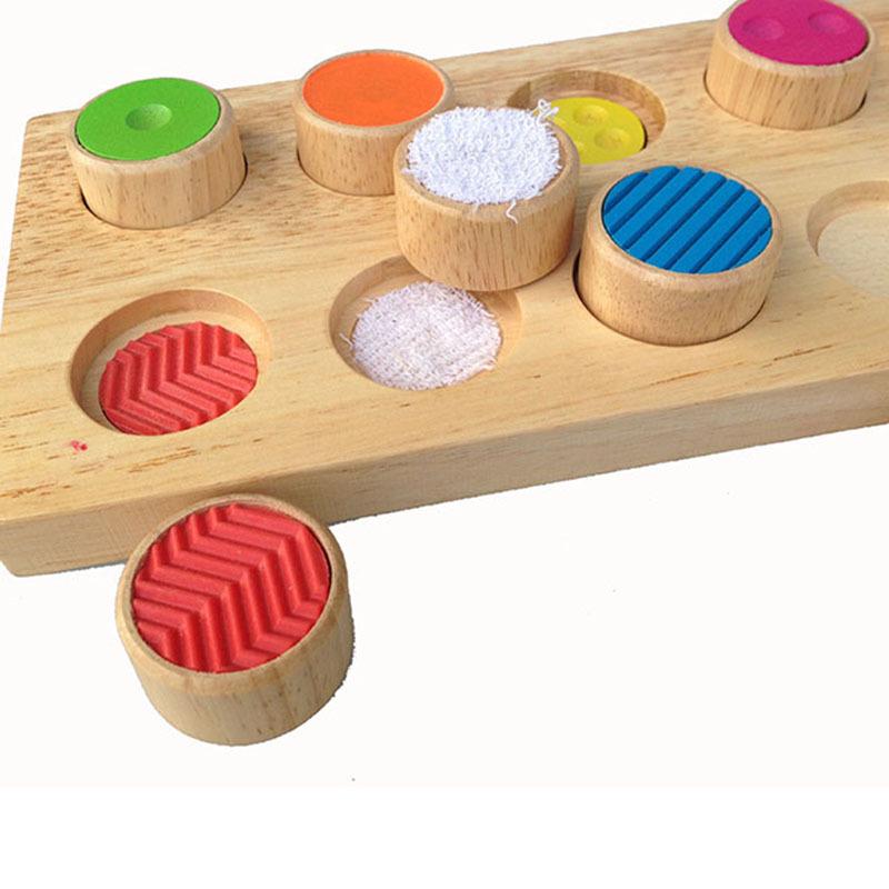 Educational 0.65 Memory Touch Flip Board - Rubberwood Toy for Baby Color Recognition