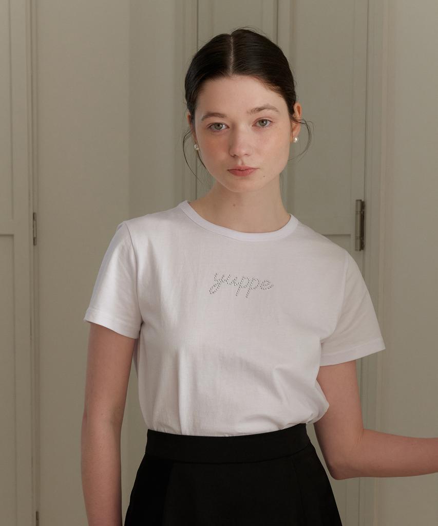 YUPPE Dotted Yuppe T-Shirt_White