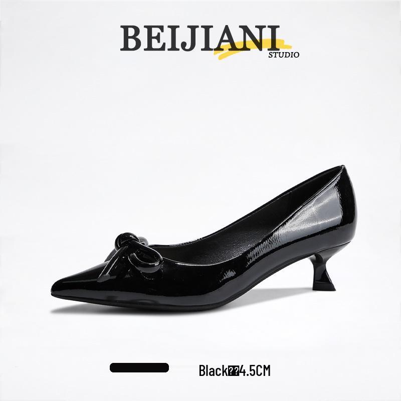 BEIJIANI Damen Stiletto Schleife High Heels - Spitzschuhe Frühling/Herbst