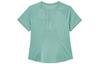 Nike Dri Fit T Shirts Women's Cannoneer Gray Crew Neck Moderate Straight Fit HM9699-017