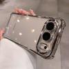 For Vivo X300 FE Case TPU Electroplated Transparent Soft Silicone Back Cover For Vivo X300 FE Camera Protection Shell Shockproof