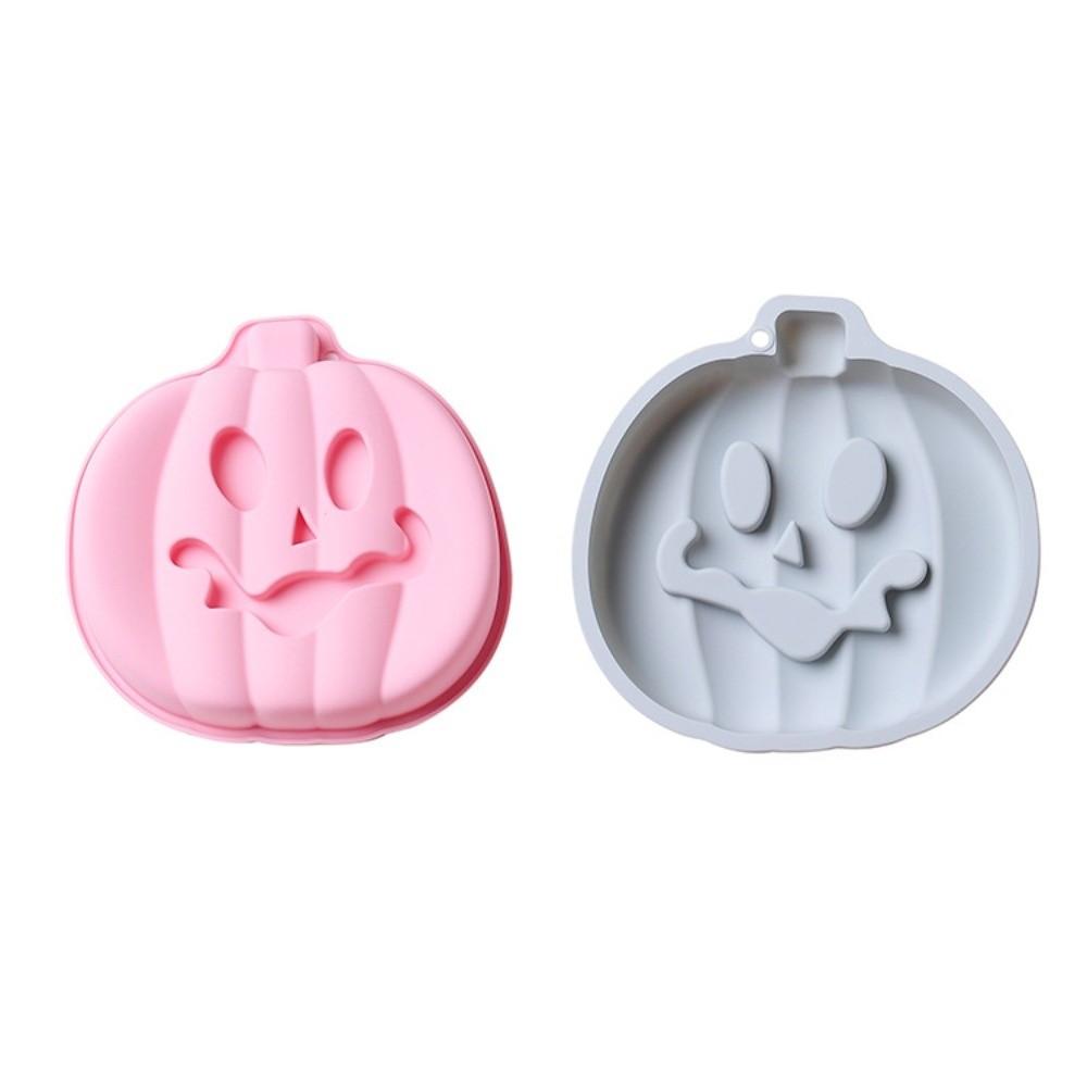 Pumpkin Heart Shape Cake Mold DIY Halloween Baking Silicone Mold Brain Dessert Mold  Pudding